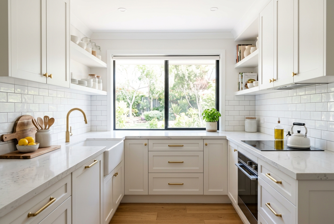 After: Cabinet refinishing in Bayview Village, North York